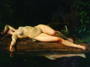 Resting by Wojciech Gerson Oil Painting