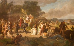 The Lamentable Apostolic Mission by Wojciech Gerson Oil Painting