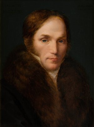 Portrait of Kazimierz Brodzinski by Wojciech Korneli Stattler Oil Painting