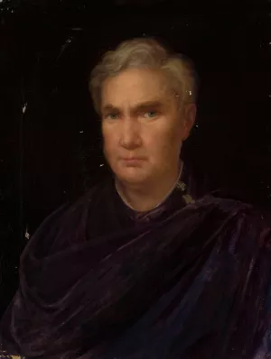 Self-portrait Oil painting by Wojciech Korneli Stattler