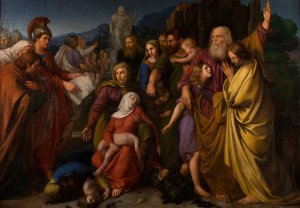 The Maccabees by Wojciech Korneli Stattler Oil Painting