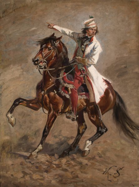 Main Product Photo of KoSciuszko on Horseback  Painting by Wojciech Kossak