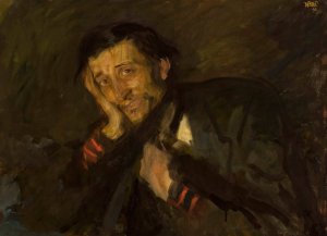 Consumptive by Wojciech Weiss Oil Painting