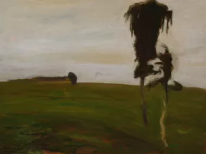 Evening by Wojciech Weiss Oil Painting