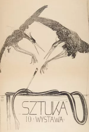 Sztuka 10 wystawa by Wojciech Weiss Oil Painting
