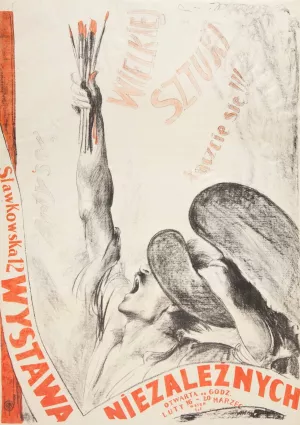 Wystawa Niezaleznych by Wojciech Weiss Oil Painting