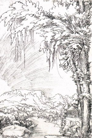 Landscape Near Feldkirch by Wolfgang Huber Oil Painting