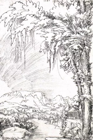 Landscape Near Feldkirch by Wolfgang Huber Oil Painting