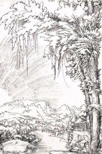 Landscape Near Feldkirch by Wolfgang Huber - Hand-Painted Oil Painting Reproduction