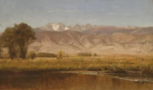 Foothills Colorado by Worthington Whittredge Foothills Colorado Oil painting by Worthington Whittredge