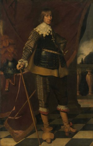 Portrait of Henry Casimir I by Wybrand De Geest Oil Painting