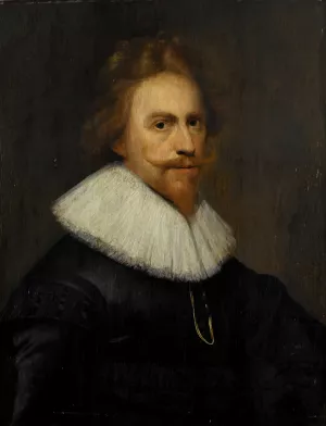 Self-Portrait by Wybrand De Geest Oil Painting