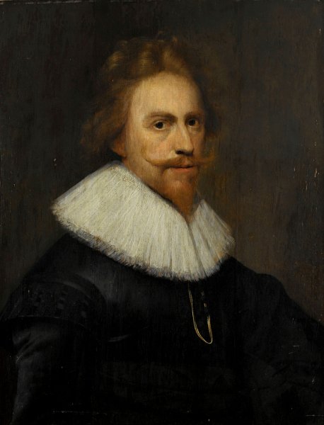 Self-Portrait  by Wybrand De Geest - Hand-Painted Oil Painting Reproduction