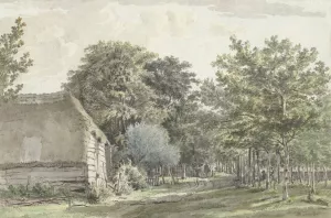 Path through the Village of Manen at Ede by Wybrand Hendriks Path through the Village of Manen at Ede by Wybrand Hendriks Oil Painting