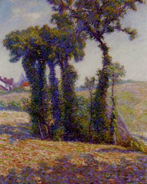 Summer Landscape, Provence by Wynford Dewhurst Oil Painting