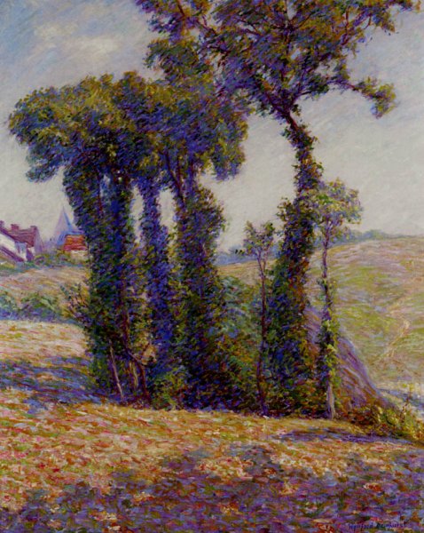 Summer Landscape, Provence by Wynford Dewhurst - Hand-Painted Oil Painting Reproduction