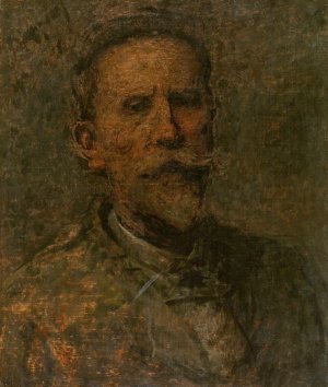 Self Portrait by Xavier Mellery Oil Painting
