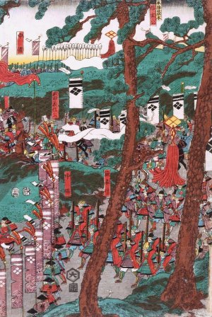 Marching Warriors by Yamato Yoshinobu Oil Painting