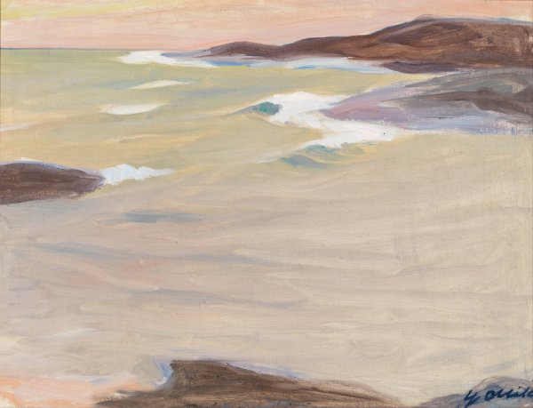 Gulf of Finland  by Yrjo Ollila - Hand-Painted Oil Painting Reproduction