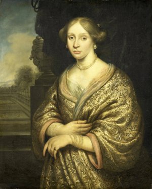 Portrait of Petronella van der Burcht by Zacharias Blijhooft Oil Painting