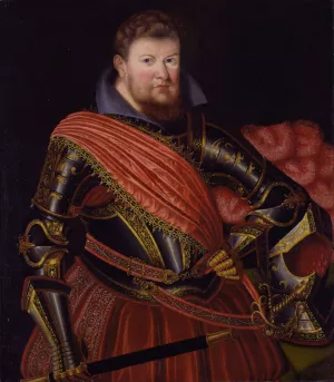 Prince Elector Christian II of Saxony by Zacharias Wehme Oil Painting