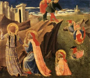 Sts Cosmas and Damian Saved from Drowning by Zanobi Strozzi - Oil Painting Reproduction
