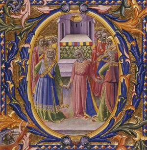 The Dance of King David before the Ark of the Covenant by Zanobi Strozzi Oil Painting