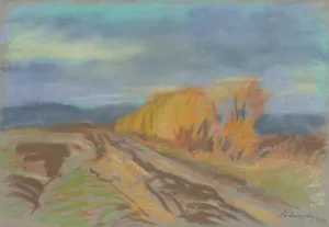 Autumn Motif by Zolo Palugyay Oil Painting