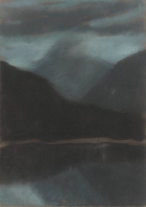 Evening in Strbske Pleso by Zolo Palugyay Oil Painting