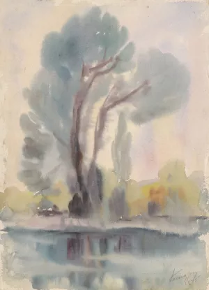 River Cove by Zolo Palugyay Oil Painting