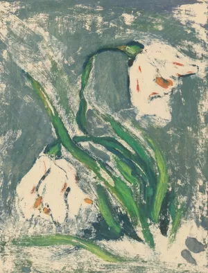 Spring flowers by Zolo Palugyay Oil Painting