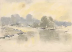 The Vah in Mist by Zolo Palugyay Oil Painting