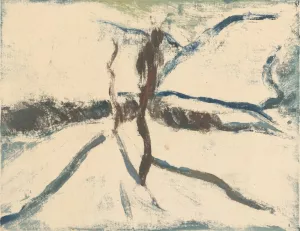 Winter in the mountains by Zolo Palugyay Oil Painting