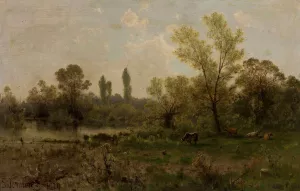 Landscape by Zygmunt Sidorowicz Oil Painting