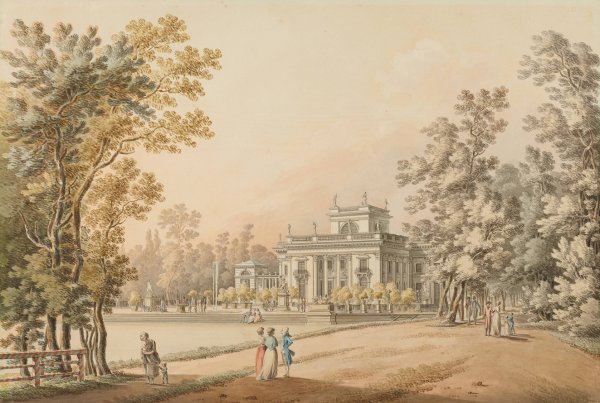 Main Product Photo of Lazienki Park, the view from the south  Painting by Zygmunt Vogel