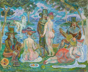 Banquet Oil painting by Zygmunt Waliszewski