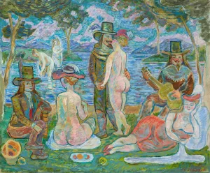 Banquet by Zygmunt Waliszewski Oil Painting