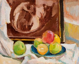 Still life by Zygmunt Waliszewski Oil Painting